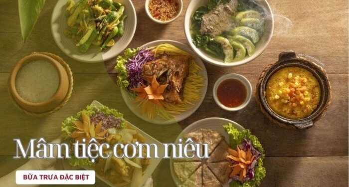 Mâm cơm niêu dậy hương vị quê nhà từ thịt gà, cá và cua