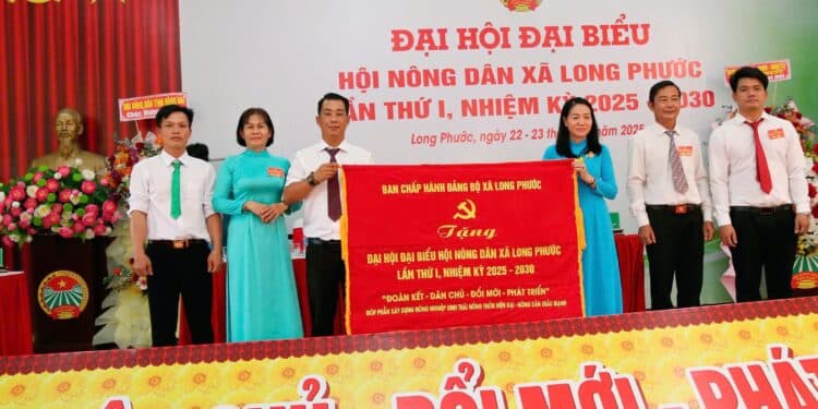 Đại hội đại biểu Hội Nông dân xã Long Phước lần I, nhiệm kỳ 2025 – 2030: “Đoàn kết – Dân chủ – Đổi mới – Phát triển”