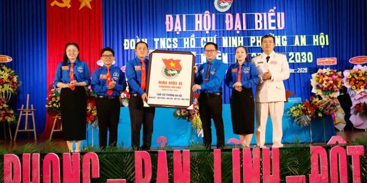 Đại hội Đại biểu Đoàn TNCS Hồ Chí Minh phường An Hội lần thứ II, nhiệm kỳ 2025 – 2030“Tuổi trẻ tiên phong – bản lĩnh – sáng tạo – khát vọng cống hiến”