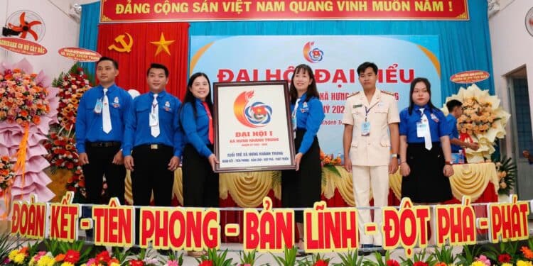 Đại hội đại biểu Đoàn TNCS Hồ Chí Minh xã Hưng Khánh Trung lần thứ I, nhiệm kỳ 2025-2030